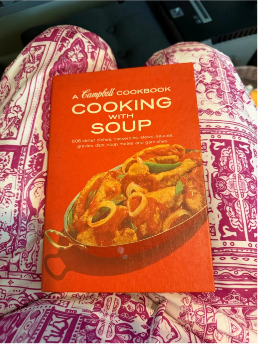 Vintage Rare Campbell's Cooking With Soup Cookbook One Size Red White